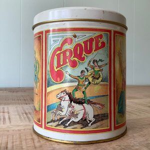 Vintage Circus Biscuit Tin